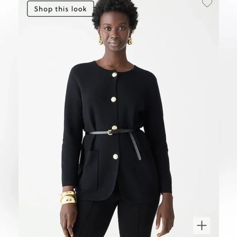 J Crew Giselle sweater blazer sz M - Picture 10 of 10